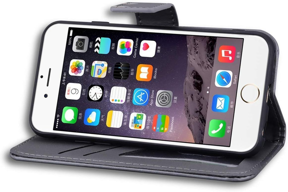 Coque Iphone 6 Plus,Housse Iphone 6s Plus,Etui En Cuir Synth... - 5