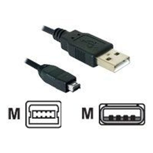 Delock - Câble USB - mini-USB de type B (M) pour USB (M) - 1.5 m