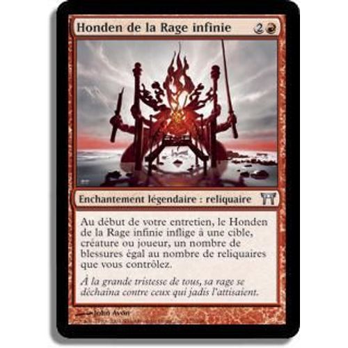 Magic The Gathering - Honden De La Rage Infinie (Honden Of Infinite Rage) - Guerriers De Kamigawa - Unco