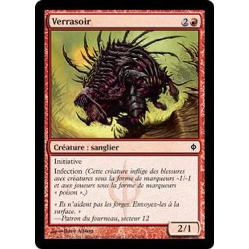 Magic The Gathering - Verrasoir (Razor Swine) - La Nouvelle Phyrexia - Commune