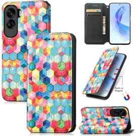 Coque Pour Honor 90 Lite, Ultra Mince Etui Housse En Cuir A Rabat Avec Dessin Flip Cover Case Portefeuille Avec Porte Carte, Bequille, Fermeture Magnetique Pour Honor 90 Lite, Dessin 4