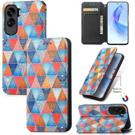 Coque Pour Honor 90 Lite, Ultra Mince Etui Housse En Cuir A Rabat Avec Dessin Flip Cover Case Portefeuille Avec Porte Carte, Bequille, Fermeture Magnetique Pour Honor 90 Lite, Mandala