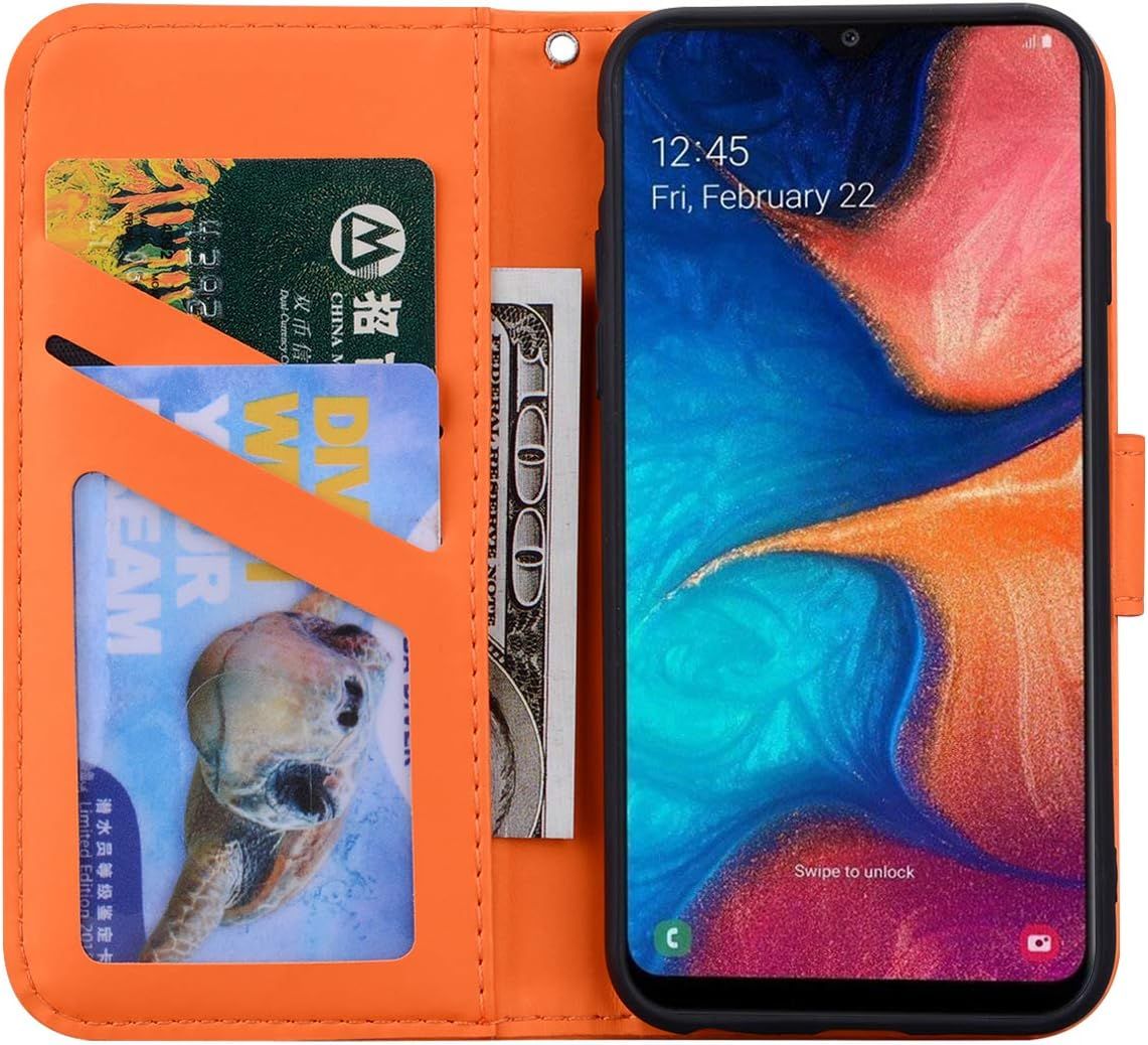 Coque Samsung Galaxy A20,Housse Galaxy A30,Etui En Cuir Synt... - 4