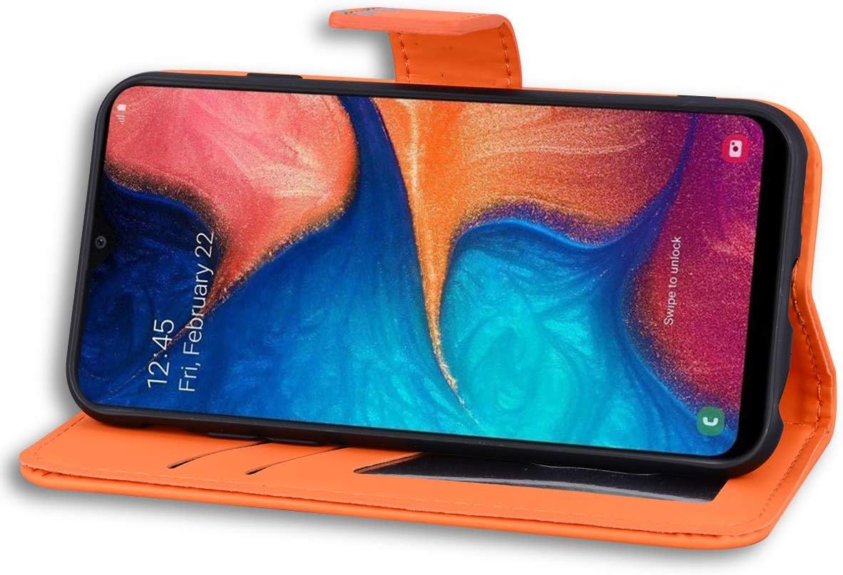 Coque Samsung Galaxy A20,Housse Galaxy A30,Etui En Cuir Synt... - 5