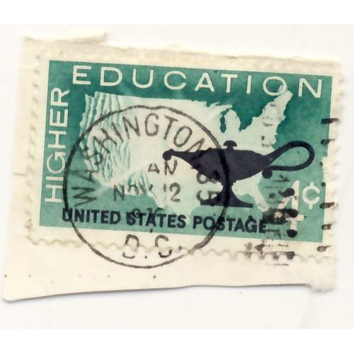 Timbre U S A, Higher Education, United States Postage, 4 Cents, Oblitéré