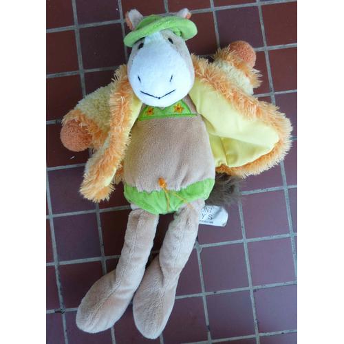 Cheval Manteau Orange Et Jaune Chapeau Vert Marque Egmont Toys