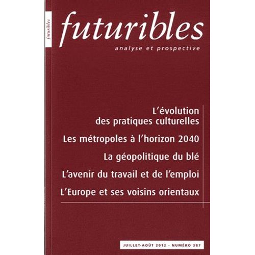 Futuribles N° 387, Juillet-Août