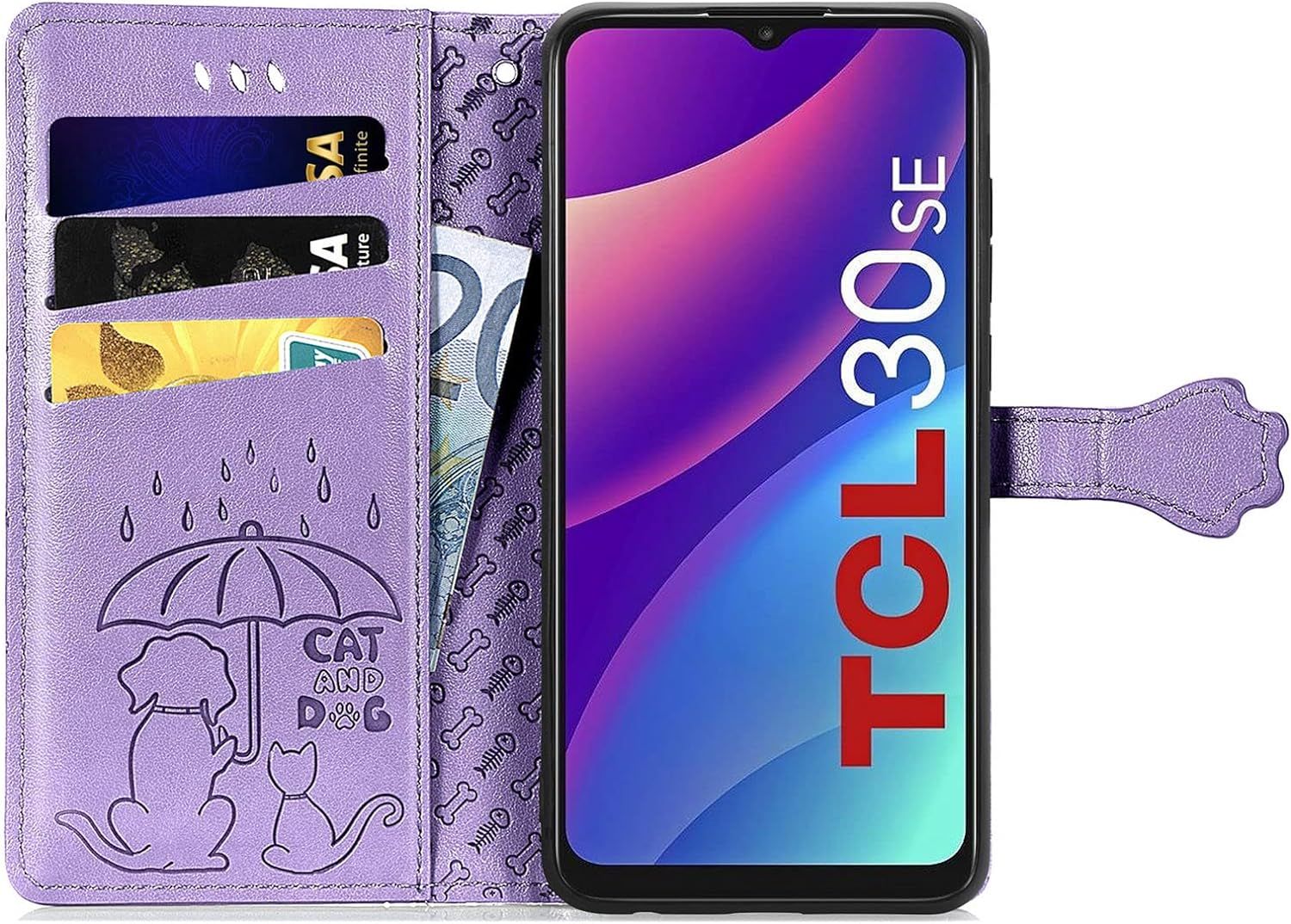 Coque Pour Tcl 30 Se/Tcl 305/306, Antichoc Portefeuille Etui... - 3