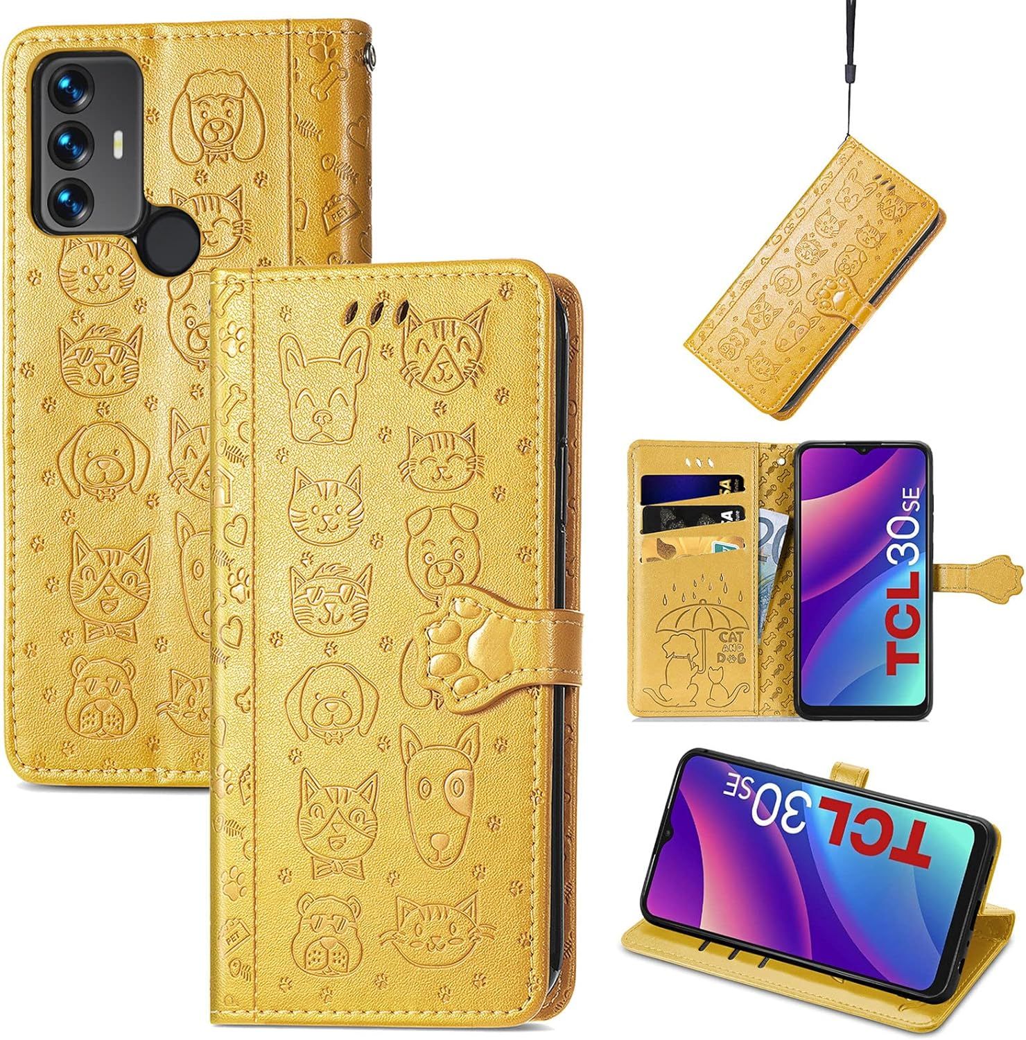 Coque Pour Tcl 30 Se/Tcl 305/306, Antichoc Portefeuille Etui... - 5