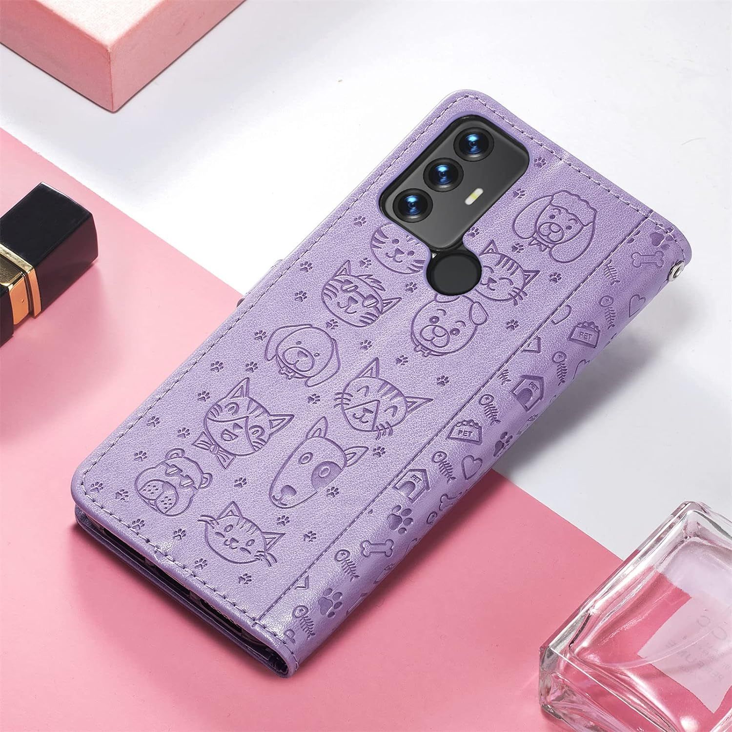 Coque Pour Tcl 30 Se/Tcl 305/306, Antichoc Portefeuille Etui... - 5