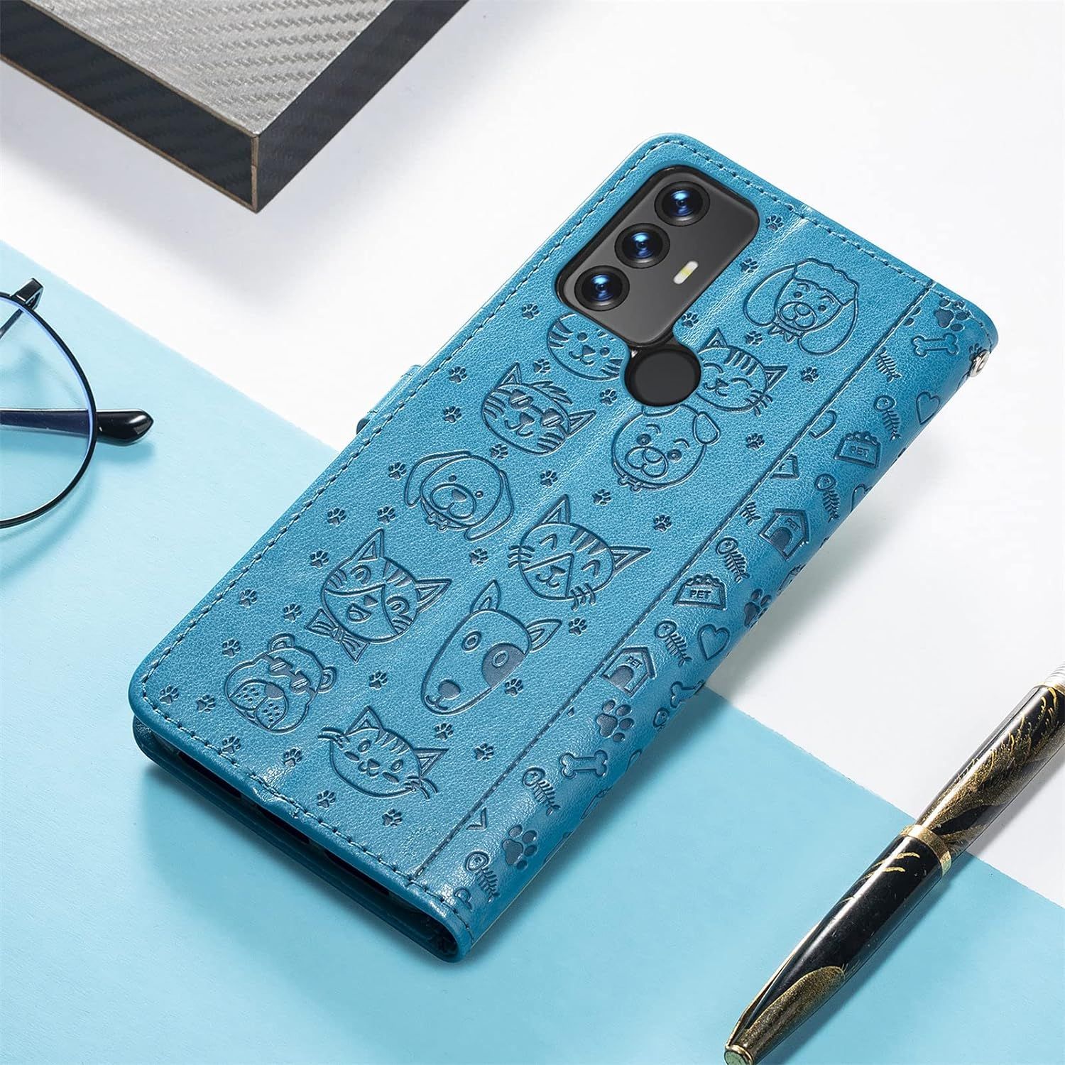 Coque Pour Tcl 30 Se/Tcl 305/306, Antichoc Portefeuille Etui... - 5