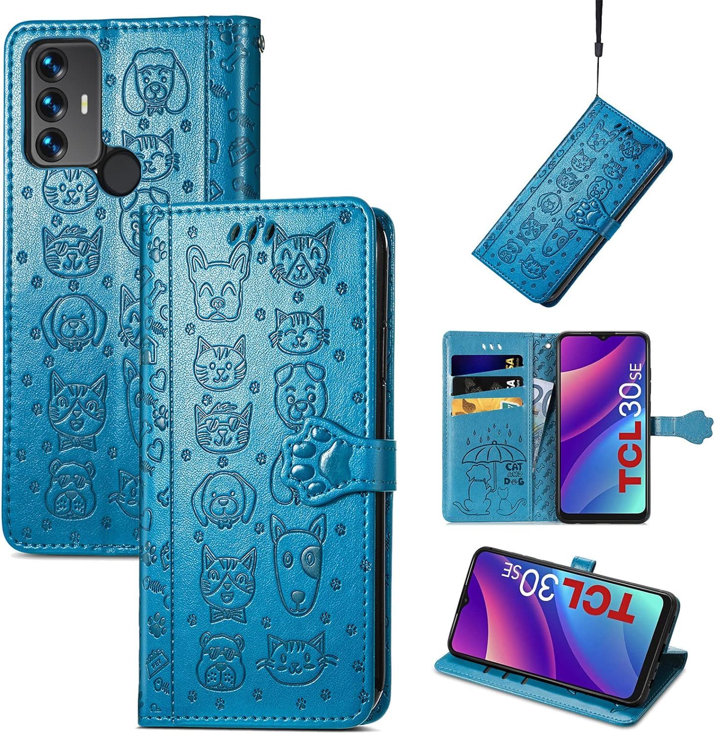 Coque Pour Tcl 30 Se/Tcl 305/306, Antichoc Portefeuille Etui... - 6