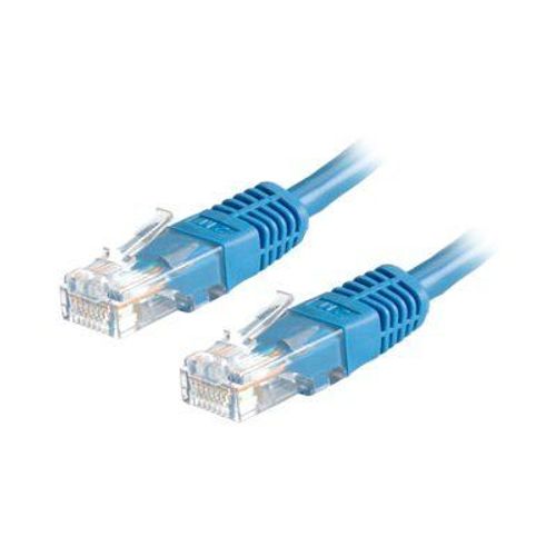 VALUE - Cordon de raccordement - RJ-45 (M) pour RJ-45 (M) - 50 cm - UTP - CAT 6 - moulé, bloqué - bleu