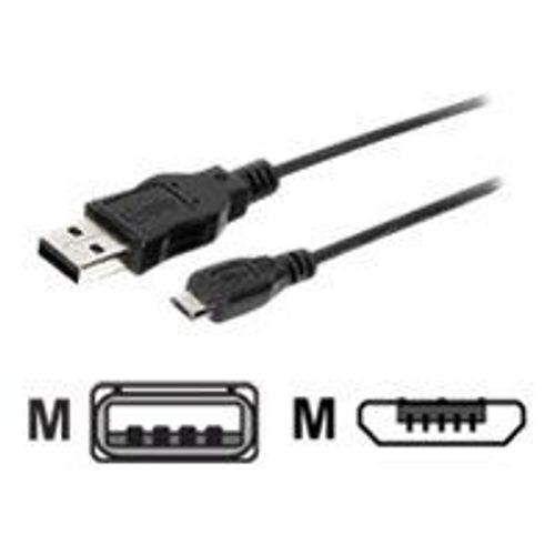 Equip - Câble USB - USB (M) pour Micro-USB de type B (M) - 1.8 m - noir