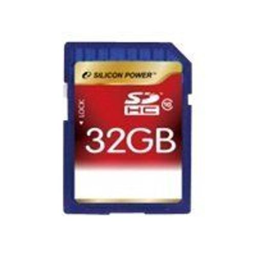 SILICON POWER - Carte mémoire flash - 32 Go - Class 10 - SDHC