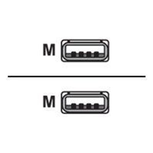 Equip - Câble USB - USB (M) pour USB (M) - USB 2.0 - 5 m - noir