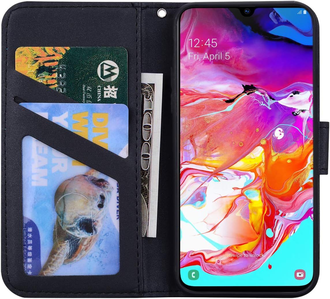 Coque Samsung Galaxy A70,Housse Galaxy A70,Etui En Cuir Synt... - 4