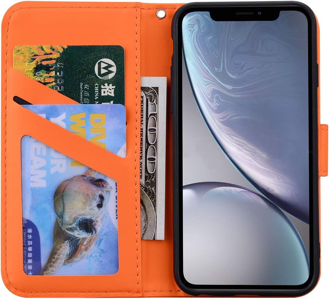Coque Iphone Xr,Housse Iphone Xr,Etui En Cuir Synthetique Po... - 4