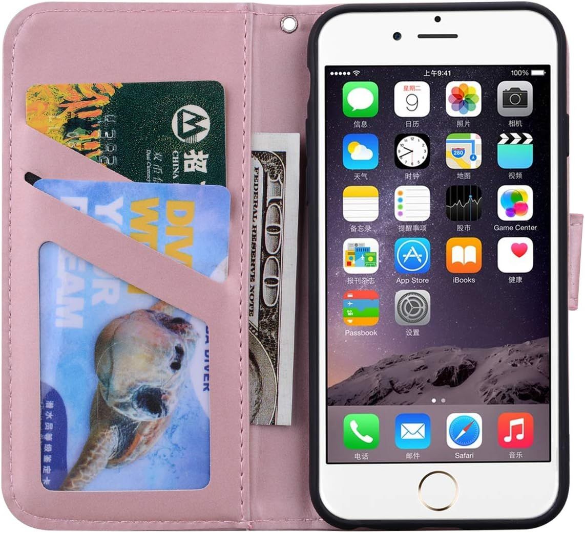 Coque Iphone 6 Plus,Housse Iphone 6s Plus,Etui En Cuir Synth... - 4