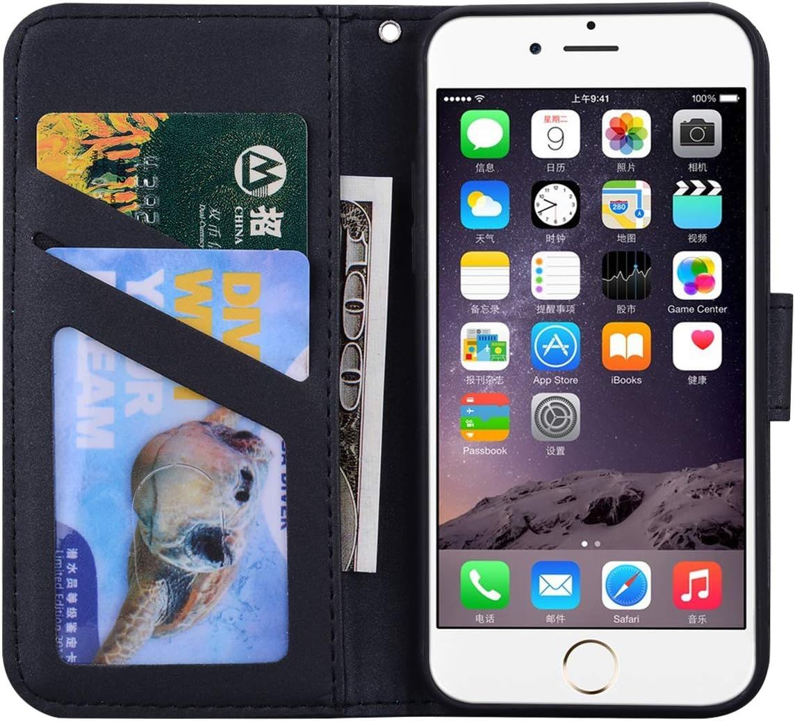 Coque Iphone 6 Plus,Housse Iphone 6s Plus,Etui En Cuir Synth... - 4