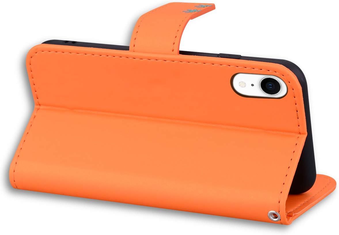 Coque Iphone Xr,Housse Iphone Xr,Etui En Cuir Synthetique Po... - 7