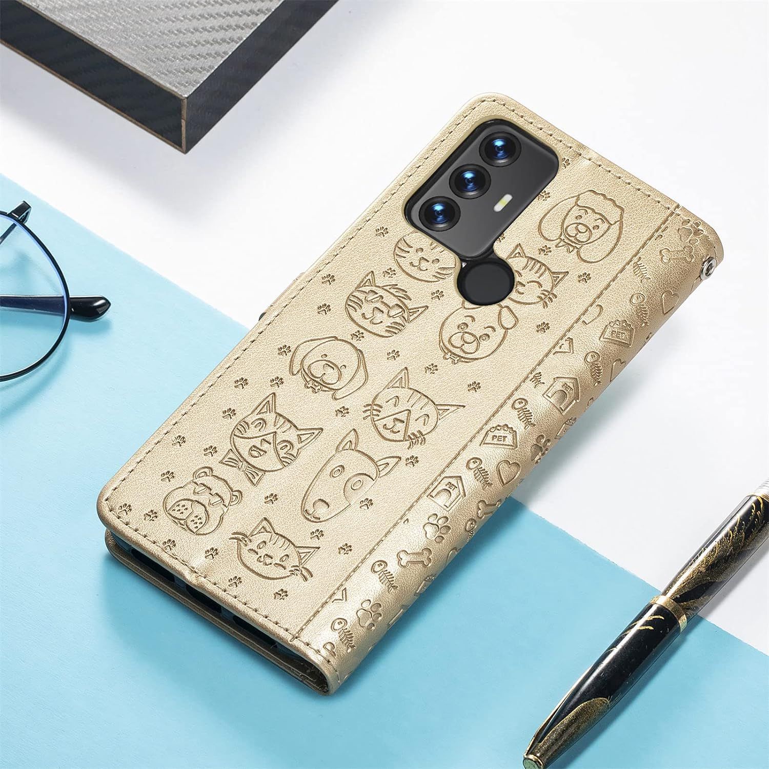 Coque Pour Tcl 30 Se/Tcl 305/306, Antichoc Portefeuille Etui... - 5