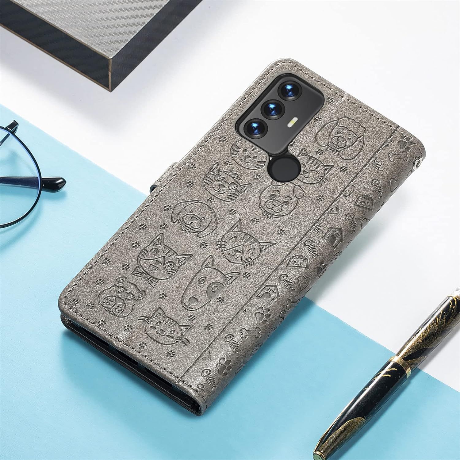 Coque Pour Tcl 30 Se/Tcl 305/306, Antichoc Portefeuille Etui... - 5