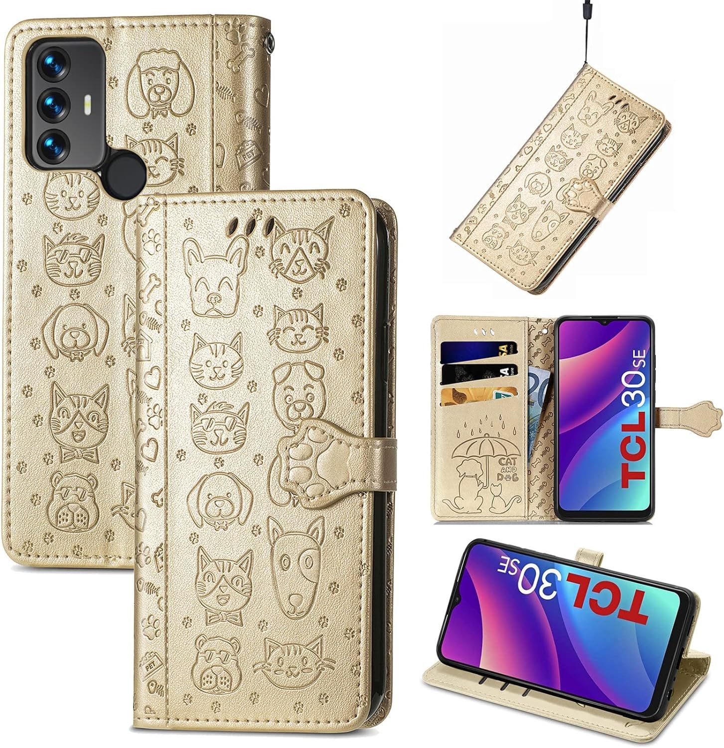Coque Pour Tcl 30 Se/Tcl 305/306, Antichoc Portefeuille Etui... - 6