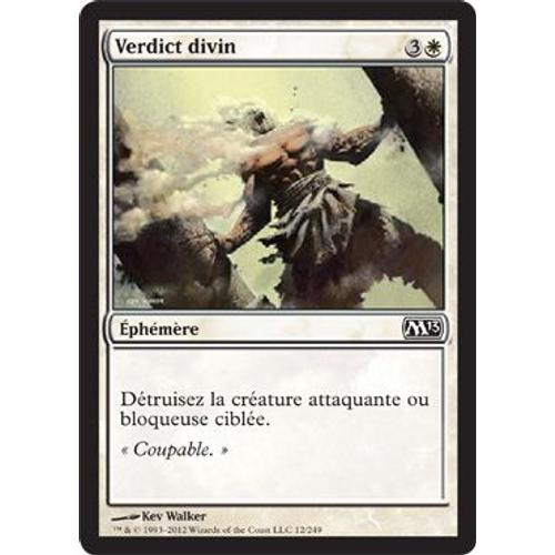 Verdict Divin ( Divine Verdict) - Magic Mtg - M13 Vf Mint 12 - C