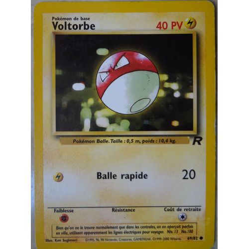 Pokemon - Voltorbe - 40pv