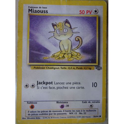 Pokemon - Miaouss -50pv