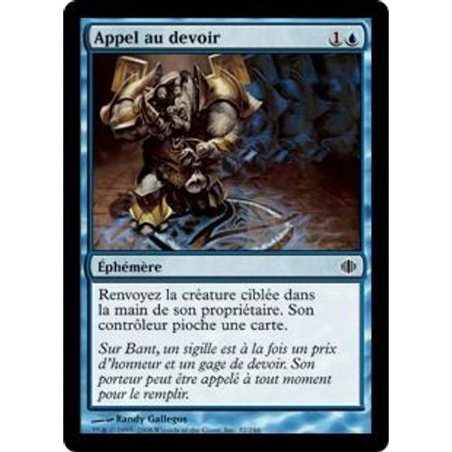 Magic The Gathering - Appel Au Devoir (Call To Heel) - Éclats D'alara - Commune