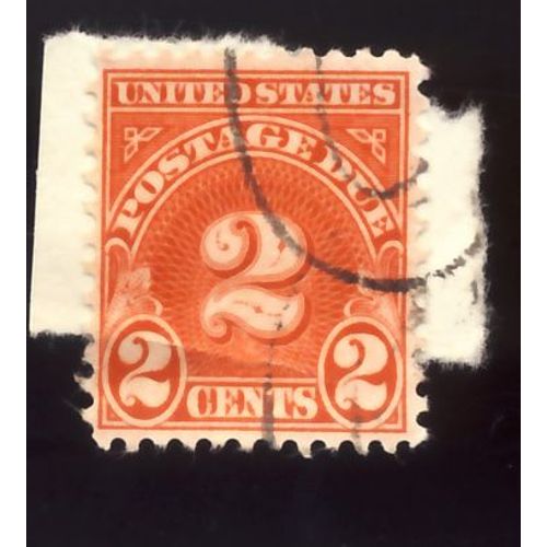 Timbre U S A, United States Postage Due, 2 Cents Oblitéré