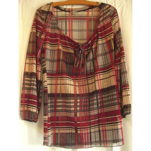 Débardeur Transparent In Extenso , Taille M,
