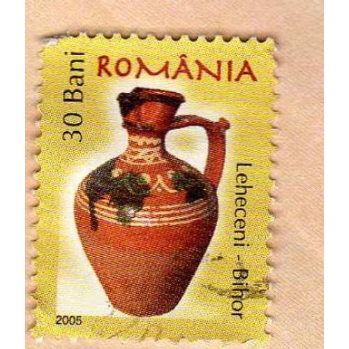 Timbre Romania Roumanie Leheceni - Bihor 2005 Oblitéré
