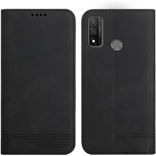 Coque Pour Huawei P Smart 2020, Etui De Protection, Housse En Cuir Avec Magnetique, Rfid Antichoc Pu En Cuir Clapet Portefeuille Protection Pour Huawei P Smart 2020-Noir