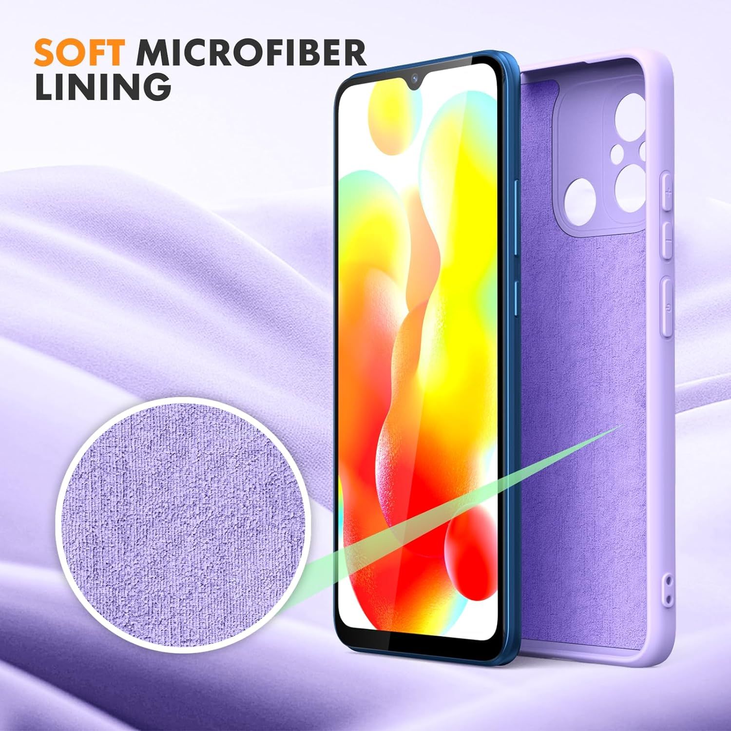 Coque Compatible Avec Xiaomi Redmi 12c [Coque Silicone Liqui... - 2