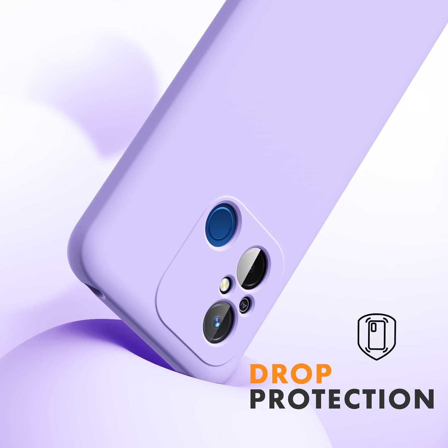 Coque Compatible Avec Xiaomi Redmi 12c [Coque Silicone Liqui... - 4
