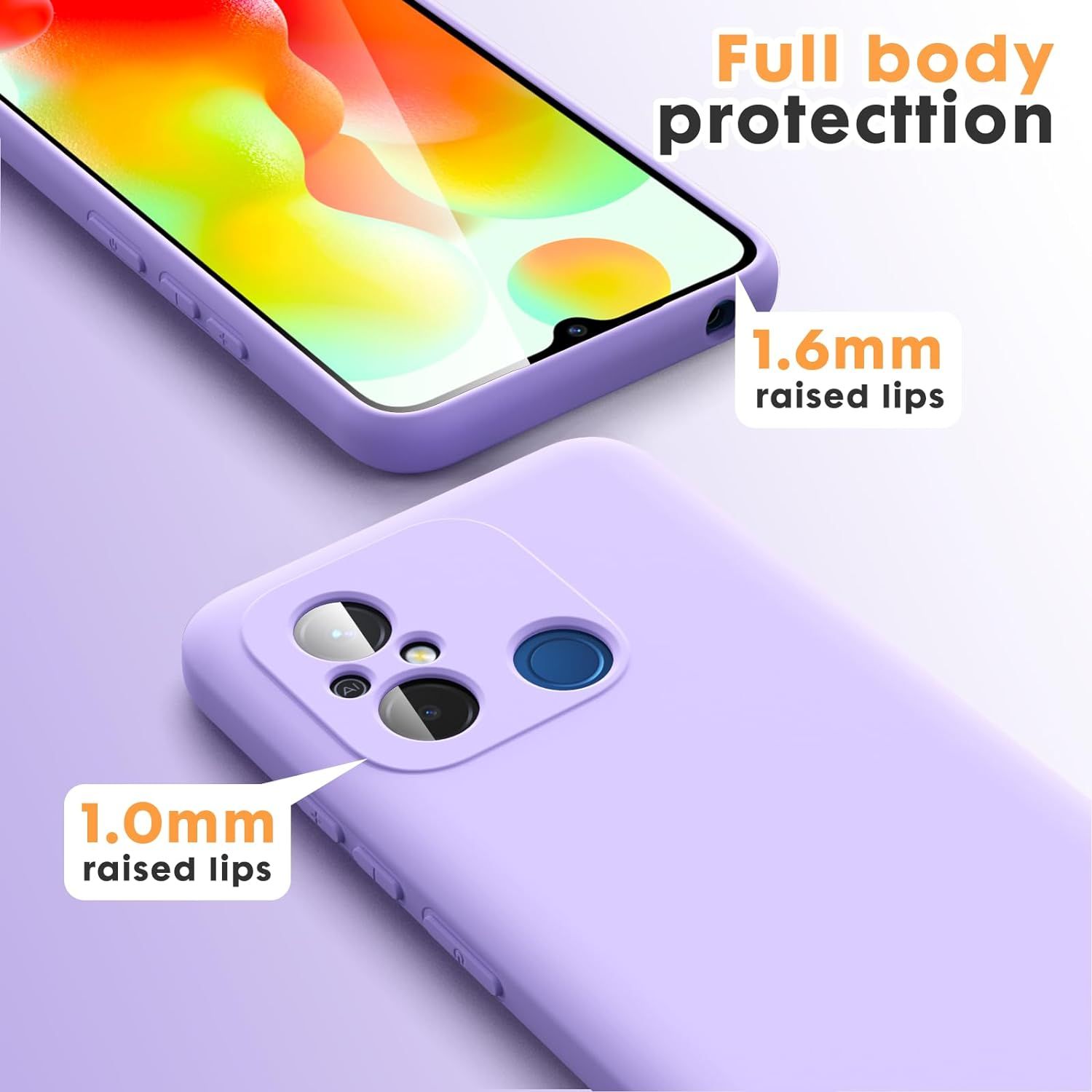 Coque Compatible Avec Xiaomi Redmi 12c [Coque Silicone Liqui... - 5