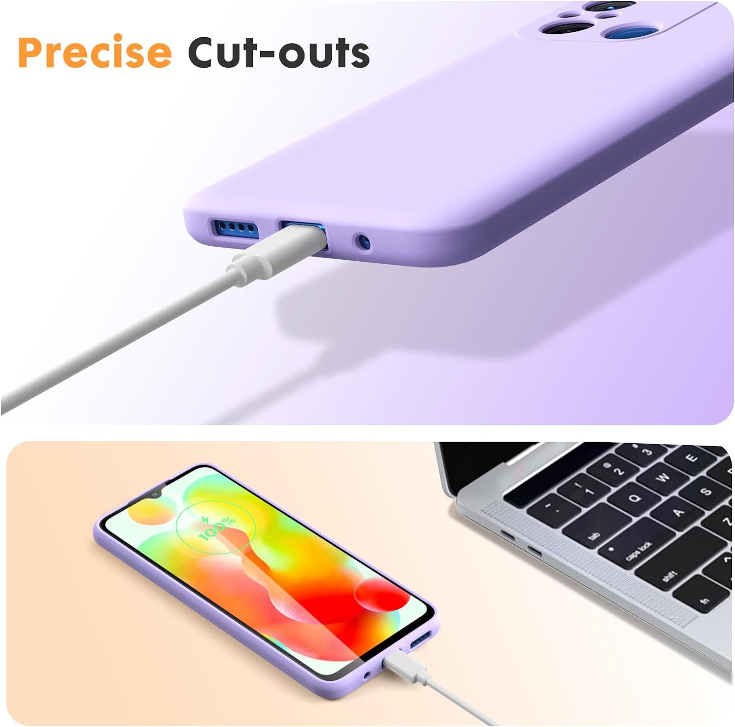 Coque Compatible Avec Xiaomi Redmi 12c [Coque Silicone Liqui... - 7