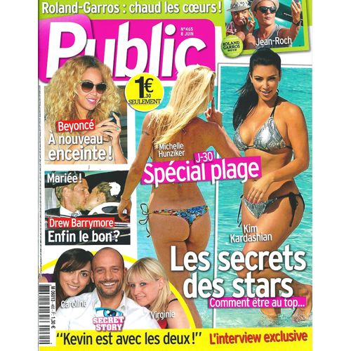 Public 0.0465 Stars : Numéro Spécial Plage, Kim Kardashian, Beyoncé, Secret Story 6