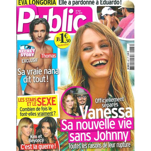 Public 0.467 Vanessa Paradis & Johnny Depp : Officiellement Séparés !!