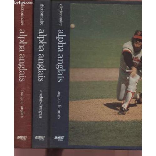Dictionnaire Alpha Anglais - 2 Volumes / 1er Livre : Anglais Francais / 2eme Livre : Francais Anglais.
