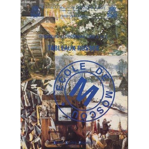Catalogue De Vente Aux Encheres :Tableaux Russes Ecole De Moscou