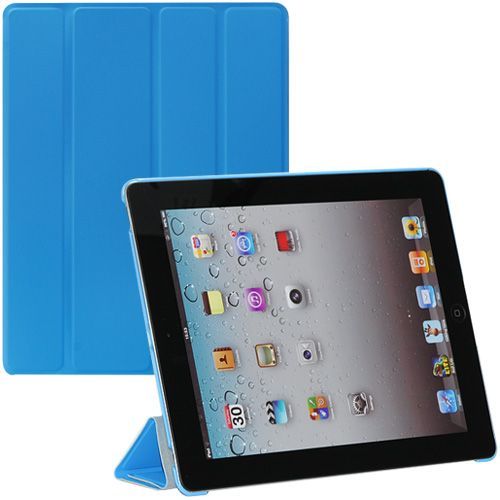 Etui De Protection Bleu  Avant Smart Cover Et Arriere Pour Apple Ipad 2
