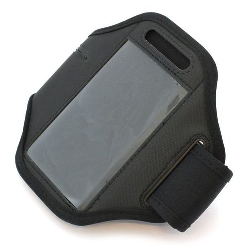Etui Brassard Noir Sport Fermeture Velcro Pour Apple Iphone 4 / 4s