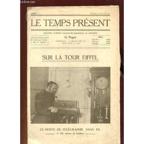 Le Temps Present N°8 - Sur La Tour Eiffel