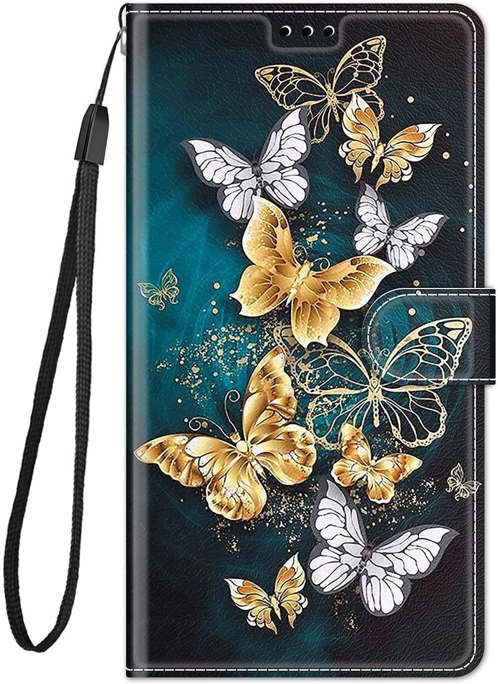 Coque Cuir Pour Samsung Galaxy A8 2018 Etui A Rabat Motif De...