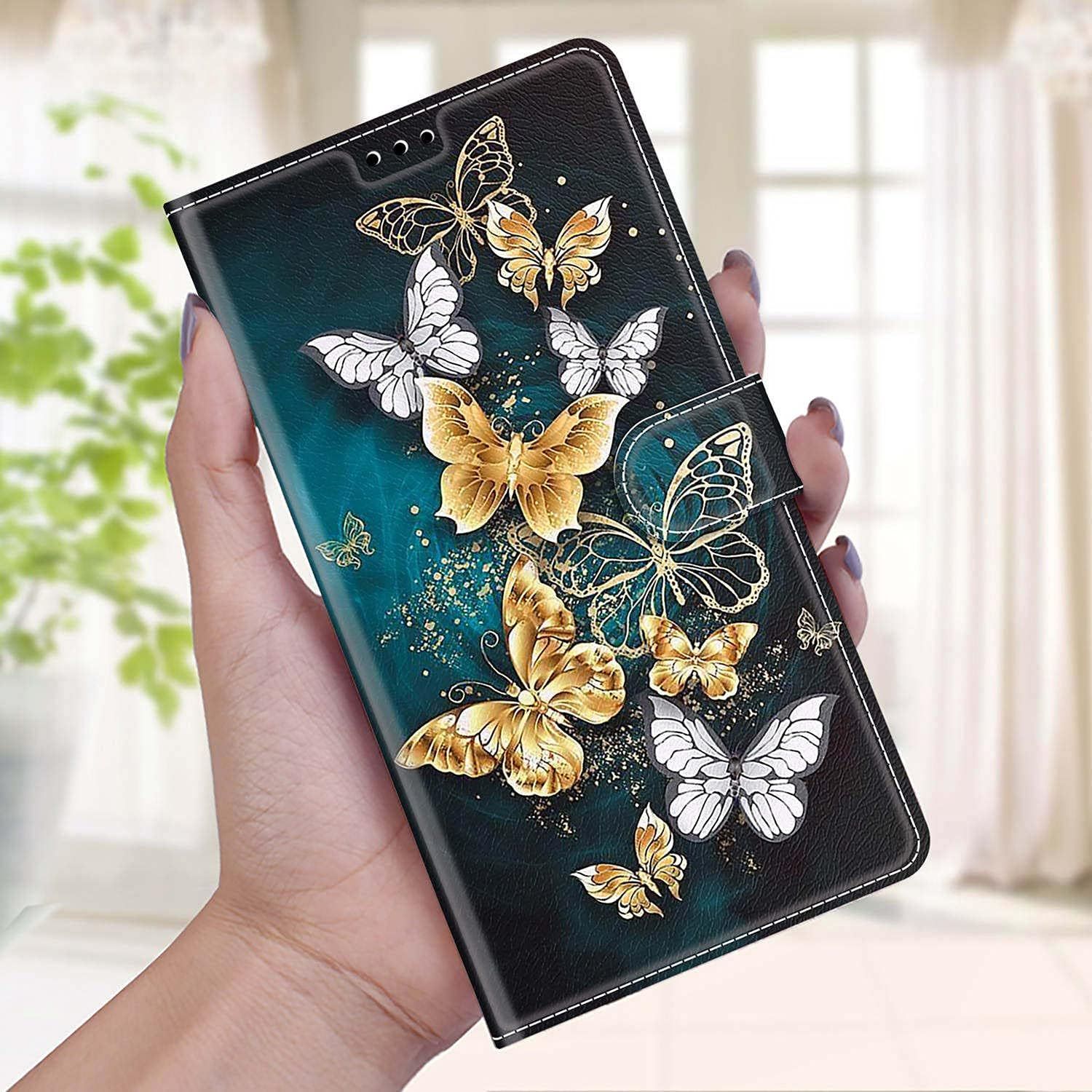 Coque Cuir Pour Samsung Galaxy A8 2018 Etui A Rabat Motif De... - 5