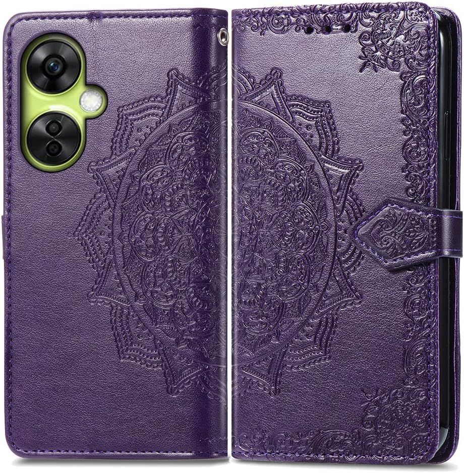 Coque Pour Oneplus Nord Ce3 Lite, Portefeuille Etui Housse E...